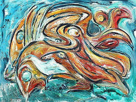 Composition with figure