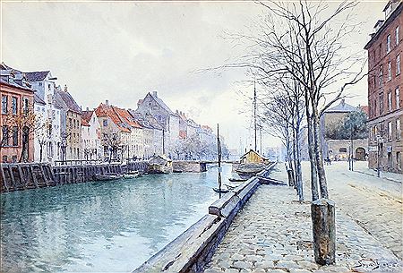 View of Christianshavn in Copenhagen