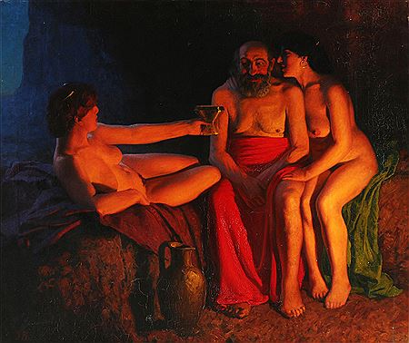 Lot and his daughters