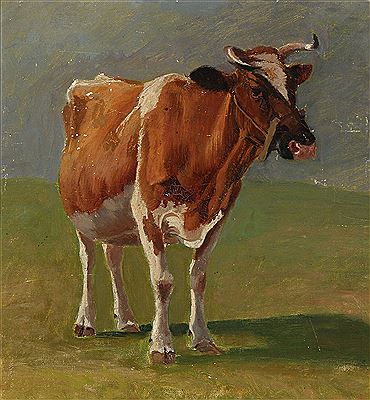A cow, A calf and A foal. (3)