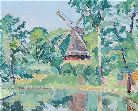 Entrance to Kastellet and Kastels mill(2) by Per Sonne - Auction record, sale price, and art valuation. Compare with similar artists and explore comparable artworks.