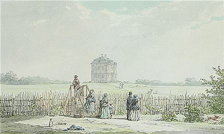 View of the Hermitage, north of Copenhagen