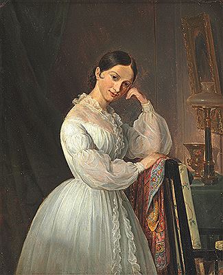 Portrait of Johanne Luise Heiberg.