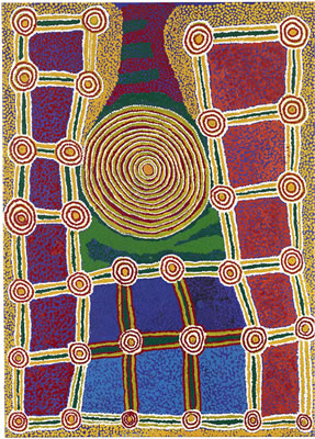Sample artwork by Tjuruparu Watson (c.1940 - 2011), known for aboriginal art - View similar artists and auction records