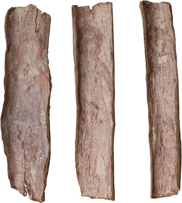 Three Wanjinas (3) by Micky Bungkuni - Auction record, sale price, and art valuation. Compare with similar artists and explore comparable artworks.