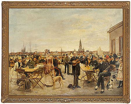 `Zondagmiddag op Sint-Anneke by Louis Engelen - Auction record, sale price, and art valuation. Compare with similar artists and explore comparable artworks.