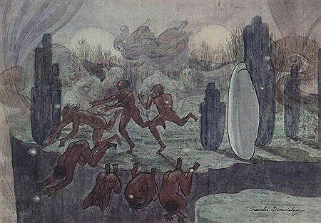 Symbolist composition by Charles Doudelet - Auction record, sale price, and art valuation. Compare with similar artists and explore comparable artworks.
