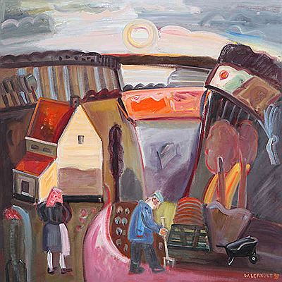 Village Scene.