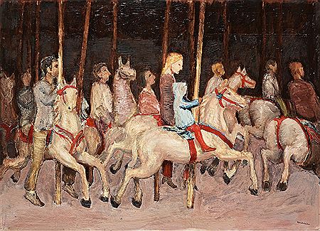 "Karusellen i Antibes" (The carousel in Antibes)