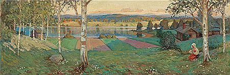 Summer landscape from Dalarna