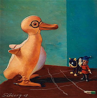 "STILLEBEN MED PINGVIN" by Gunnar Loberg - Auction record, sale price, and art valuation. Compare with similar artists and explore comparable artworks.