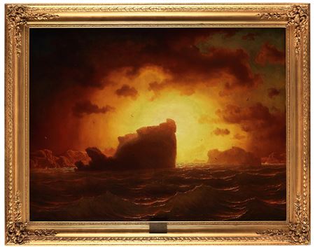 Sunset by the coast. by Markus Larsson - Auction record, sale price, and art valuation. Compare with similar artists and explore comparable artworks.