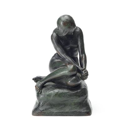 Seated woman by Hugo Elmqvist - Auction record, sale price, and art valuation. Compare with similar artists and explore comparable artworks.