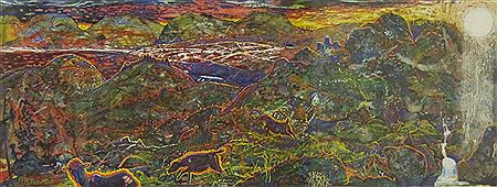 An extensive Landscape with Sheep