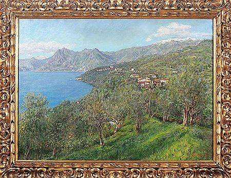 Sample artwork by Arnaldo Soldini (1862 - 1936), known for landscape painting - View similar artists and auction records