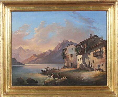 A village on the Como's lake by Giuseppe Canella the Younger - Auction record, sale price, and art valuation. Compare with similar artists and explore comparable artworks.