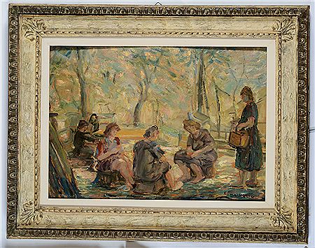 Sample artwork by Ernesto Massiglio (1895 - 1974), known for painting - View similar artists and auction records