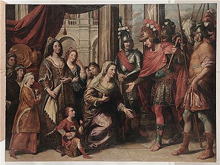 Alessandro Magno riceve omaggio dalla famiglia di Re Dario by Domenico Fiasella - Auction record, sale price, and art valuation. Compare with similar artists and explore comparable artworks.