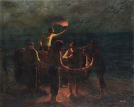 Notturno su spiaggia by Ettore Morteo - Auction record, sale price, and art valuation. Compare with similar artists and explore comparable artworks.