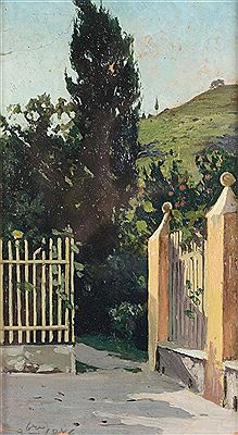 L'ingresso della villa
