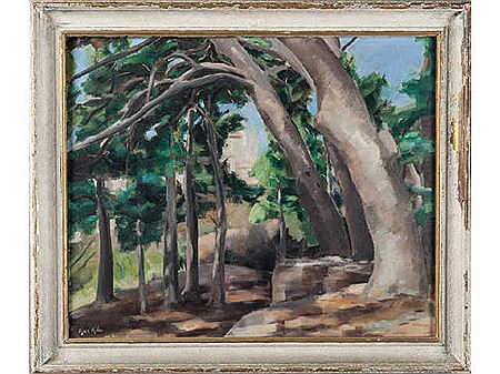 Paysage aux grands arbres by Alice (L) Kohn - Auction record, sale price, and art valuation. Compare with similar artists and explore comparable artworks.