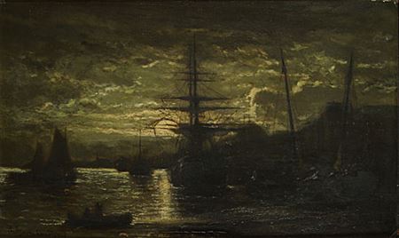 "Levée de la lune, marée basse"