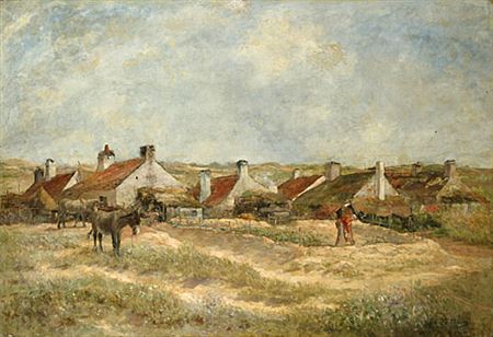 Boerderijen in de duinen by Armand-Jean Heins - Auction record, sale price, and art valuation. Compare with similar artists and explore comparable artworks.