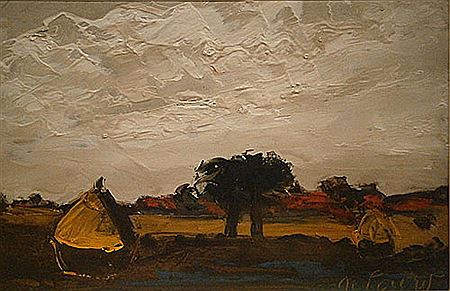 Ferme aux toits rouges by Gabriel de Pauw - Auction record, sale price, and art valuation. Compare with similar artists and explore comparable artworks.