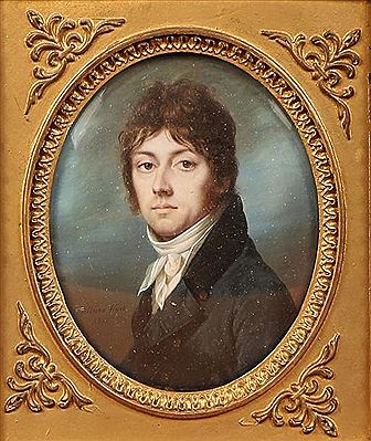 Sample artwork by Jean François Marie Huet Villiers (1772 - 1813), known for miniature painting - View similar artists and auction records