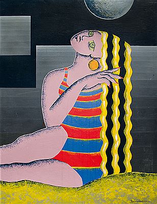 DAMA Y LUNA
