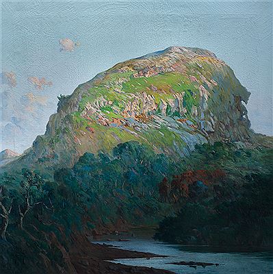 Paisaje con arroyo