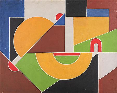 Composition abstraite; La charrue, 1942 (double sided) by Prosper De Troyer - Auction record, sale price, and art valuation. Compare with similar artists and explore comparable artworks.