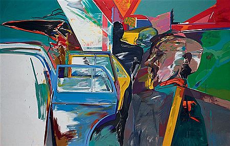 YELLOW CAB by Francois Franta - Auction record, sale price, and art valuation. Compare with similar artists and explore comparable artworks.