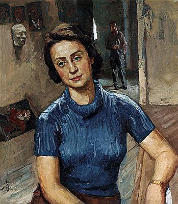 PORTRAIT OF CLASSMATE IN BELGIUM by Sha Qi Sadji - Auction record, sale price, and art valuation. Compare with similar artists and explore comparable artworks.
