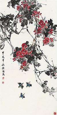 SWALLOWS by Jiying Liu - Auction record, sale price, and art valuation. Compare with similar artists and explore comparable artworks.