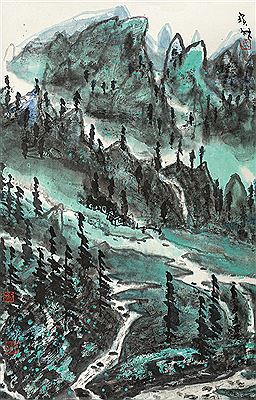 LANDSCAPE by Baolin Li - Auction record, sale price, and art valuation. Compare with similar artists and explore comparable artworks.