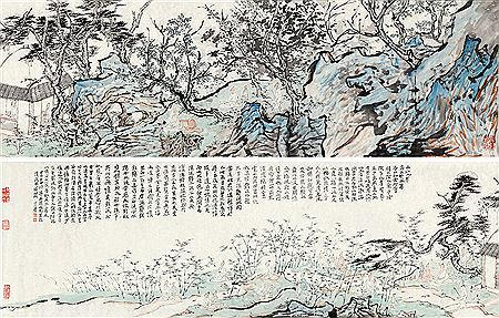 CHARACTER AND LANDSCAPE by Xinming Jin - Auction record, sale price, and art valuation. Compare with similar artists and explore comparable artworks.
