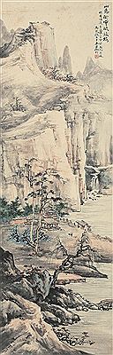 Sample artwork by Qiou Ma (20th Century), known for scroll painting - View similar artists and auction records