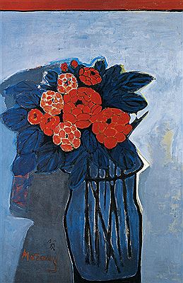 FLOWER AND TREE SERIES by Mojong Hoo - Auction record, sale price, and art valuation. Compare with similar artists and explore comparable artworks.