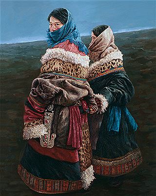 LOOK BACK by Jiang Zhang - Auction record, sale price, and art valuation. Compare with similar artists and explore comparable artworks.