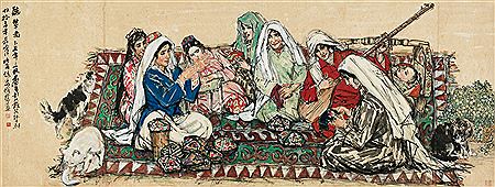 WOMEN PLAYING INSTRUMENTS