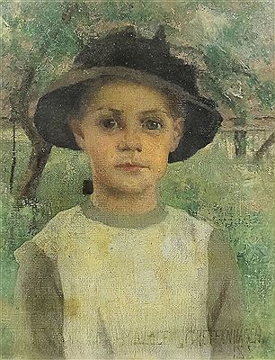 Sample artwork by Maurice William Greiffenhagen (1862 - 1931), known for book illustration, poster design, idyllic landscape painting, teaching - View similar artists and auction records