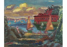 Sample artwork by Katsuyuki Nabei (flourished c.1923-1967), known for painting - View similar artists and auction records