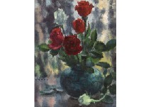 Rose(Persian pot) by Hitoshi Okuda - Auction record, sale price, and art valuation. Compare with similar artists and explore comparable artworks.