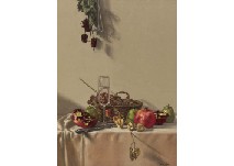Ground cherry and pomegranate by Shiro Horie - Auction record, sale price, and art valuation. Compare with similar artists and explore comparable artworks.