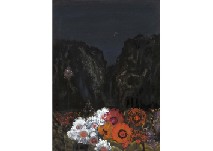 Flower and rocks