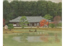 Joruri temple Autumn reflection by Hideo Kamakura - Auction record, sale price, and art valuation. Compare with similar artists and explore comparable artworks.