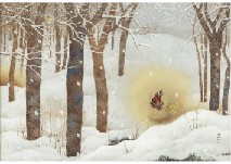 Butterfly calling for Spring by Kojin Kudo - Auction record, sale price, and art valuation. Compare with similar artists and explore comparable artworks.