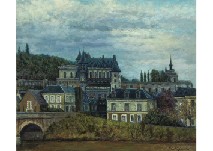 Ancient Castle Wall by Toshichika Nishijima - Auction record, sale price, and art valuation. Compare with similar artists and explore comparable artworks.
