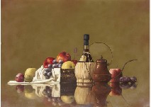 Wine and fruit